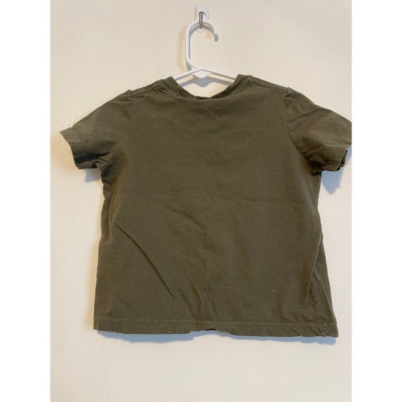 Rabbit Skins short sleeve t-shirt. Green. Young Wild & Three. Size 3. - Picture 2 of 4